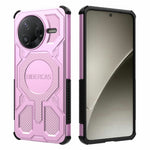 BIBERCAS J-16-serien för Xiaomi Redmi K80 5G / Poco F7 Pro 5G magnetiskt skal fallskyddande TPU + PC-mobilskal