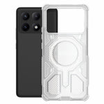 BIBERCAS J-16 Transparent Series For Xiaomi Redmi K70E 5G  /  Poco X6 Pro 5G Magnetic Case TPU + PC Phone Cover