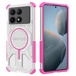 BIBERCAS J-16 Transparent Series For Xiaomi Redmi K70E 5G  /  Poco X6 Pro 5G Magnetic Case TPU + PC Phone Cover