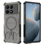 BIBERCAS J-16 Transparent Series For Xiaomi Redmi K70E 5G  /  Poco X6 Pro 5G Magnetic Case TPU + PC Phone Cover
