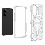 BIBERCAS J-16 Transparent Series For Xiaomi Redmi Turbo 4 5G  /  Poco X7 Pro 5G Magnetic Case TPU + PC Phone Cover