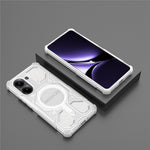 BIBERCAS J-16 Transparent Series For Xiaomi Redmi Turbo 4 5G  /  Poco X7 Pro 5G Magnetic Case TPU + PC Phone Cover