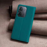 BINFEN COLOR læderetui BF18 med mobilstander og kortpladser til Xiaomi Redmi 15C 5G (EU) (173 mm) / 15C 4G (EU) (173 mm)