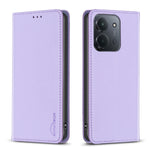 BINFEN COLOR læderetui BF18 med mobilstander og kortpladser til Xiaomi Redmi 15C 5G (EU) (173 mm) / 15C 4G (EU) (173 mm)