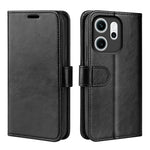 For Oppo Reno14 F 5G Case Crazy Horse Texture Stand Leather Phone Cover