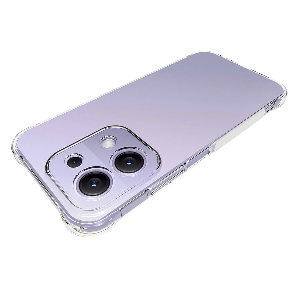 WANLONFENG For Xiaomi Redmi 15C 4G (Global) (171mm) / Poco C85 4G (171mm) TPU Case  WL2 Series 2.0mm Phone Cover with 2Pcs Tempered Glass