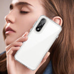 WANLONFENG För OnePlus Ace 5 Ultra 5G / OnePlus Nord 5 5G Skal MF-serien TPU Akryl Genomskinligt mobilskal med Härdat Glasfilm