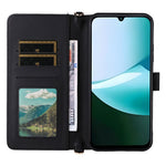 For Xiaomi Redmi 15C 4G (Global) (171mm) / Poco C85 4G (171mm) Case with Shoulder / Wrist Strap Leather Phone Cover Stand Wallet