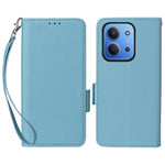 For Xiaomi Redmi 15C 4G (Global) (171mm) / Poco C85 4G (171mm) Case with Wrist Strap Litchi Texture PU Leather Wallet Phone Cover
