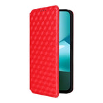 For Xiaomi Redmi 15C 4G (Global) (171mm) / Poco C85 4G (171mm) Case Wallet Rhombus Imprinted Leather Phone Cover
