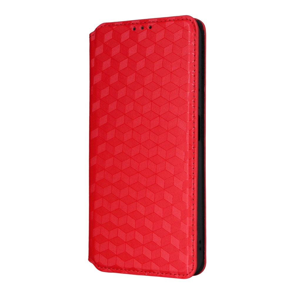 For Xiaomi Redmi 15C 4G (Global) (171mm) / Poco C85 4G (171mm) Case Wallet Rhombus Imprinted Leather Phone Cover