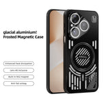 ABEEL Magnetiskt Skal För Huawei Pura 80 Aluminiumlegering + PC + TPU Ihåligt Värmeavledande mobilskal