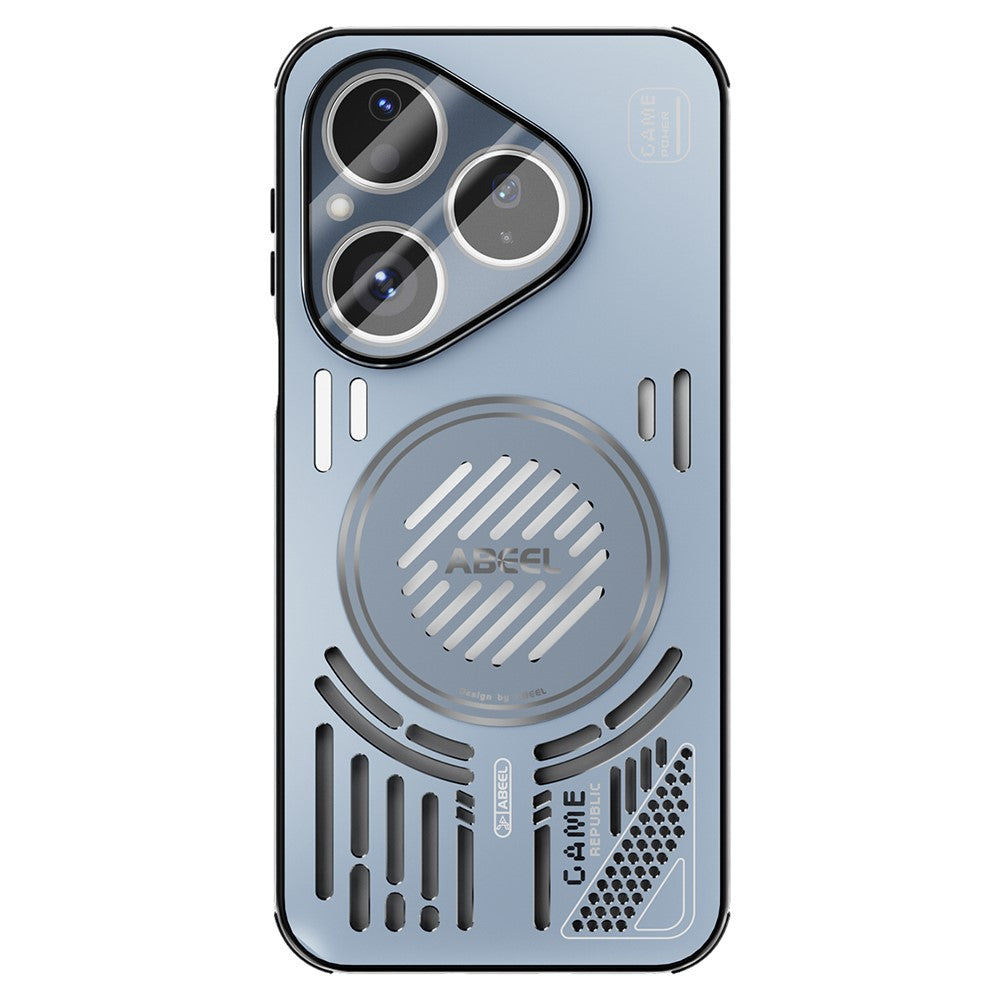 ABEEL Magnetiskt Skal För Huawei Pura 80 Aluminiumlegering + PC + TPU Ihåligt Värmeavledande mobilskal