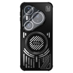 ABEEL For Huawei Pura 80 Pro / 80 Pro+ Magnetic Case Aluminium Alloy + PC + TPU Hollow Heat Dissipation Phone Cover