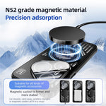 ABEEL For Huawei Pura 80 Pro / 80 Pro+ Magnetic Case Aluminium Alloy + PC + TPU Hollow Heat Dissipation Phone Cover