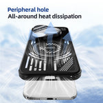 ABEEL For Huawei Pura 80 Pro / 80 Pro+ Magnetic Case Aluminium Alloy + PC + TPU Hollow Heat Dissipation Phone Cover