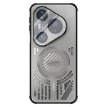 ABEEL For Huawei Pura 80 Pro / 80 Pro+ Magnetic Case Aluminium Alloy + PC + TPU Hollow Heat Dissipation Phone Cover