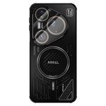 ABEEL För Huawei Pura 80 Ultra Magnetiskt Skal Aluminiumlegering + PC + TPU Ihåligt Värmeavledande mobilskal