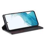 LC.IMEEKE För Samsung Galaxy A17 5G / A17 4G Plånboksfodral Kolfibertextur Läder mobilskal