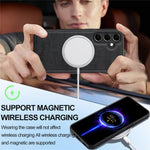 LC.IMEEKE L3 magnetisk cover til Samsung Galaxy A17 5G / A17 4G, aftagelig kortholder, læder- og TPU-mobilcover