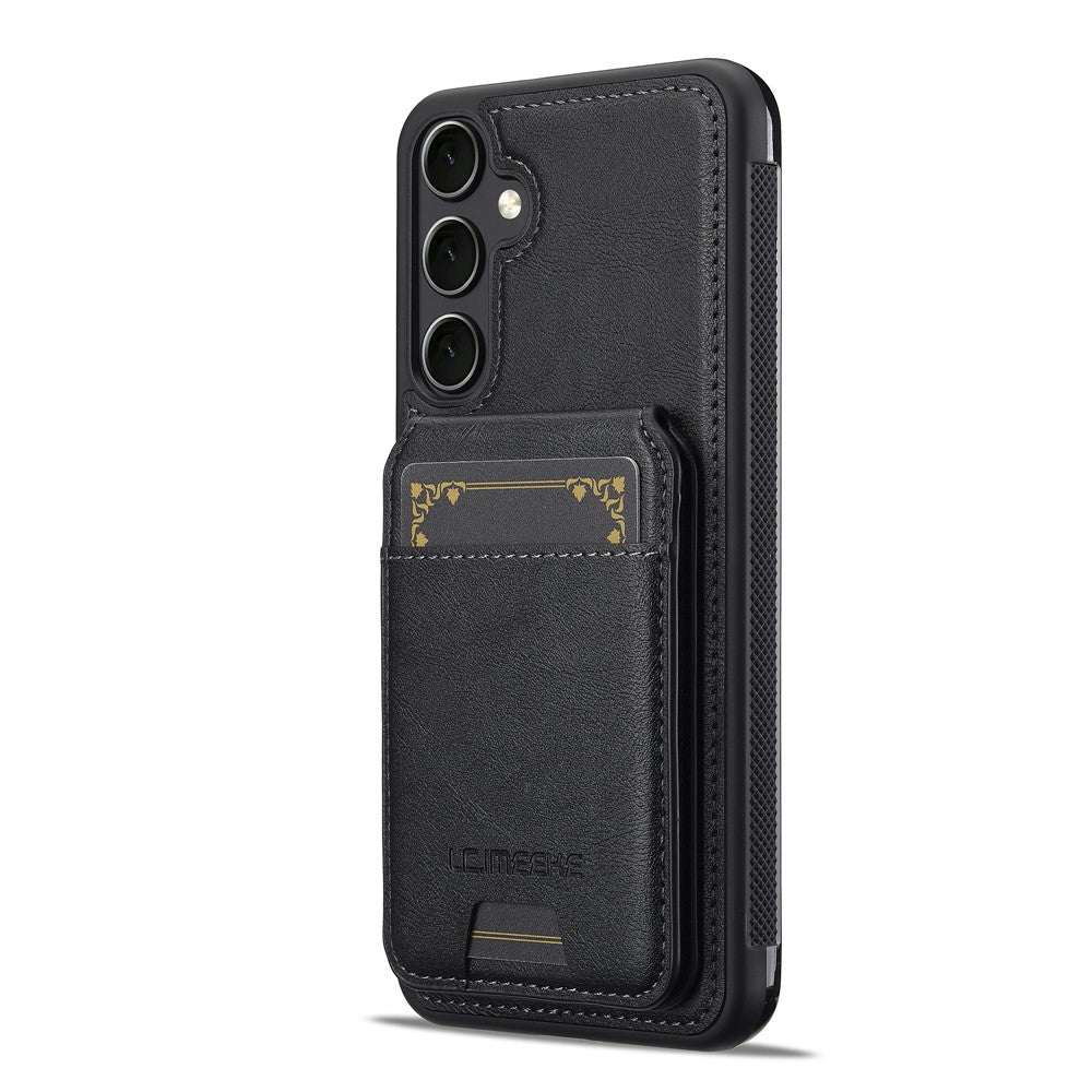 LC.IMEEKE L3 magnetisk cover til Samsung Galaxy A17 5G / A17 4G, aftagelig kortholder, læder- og TPU-mobilcover