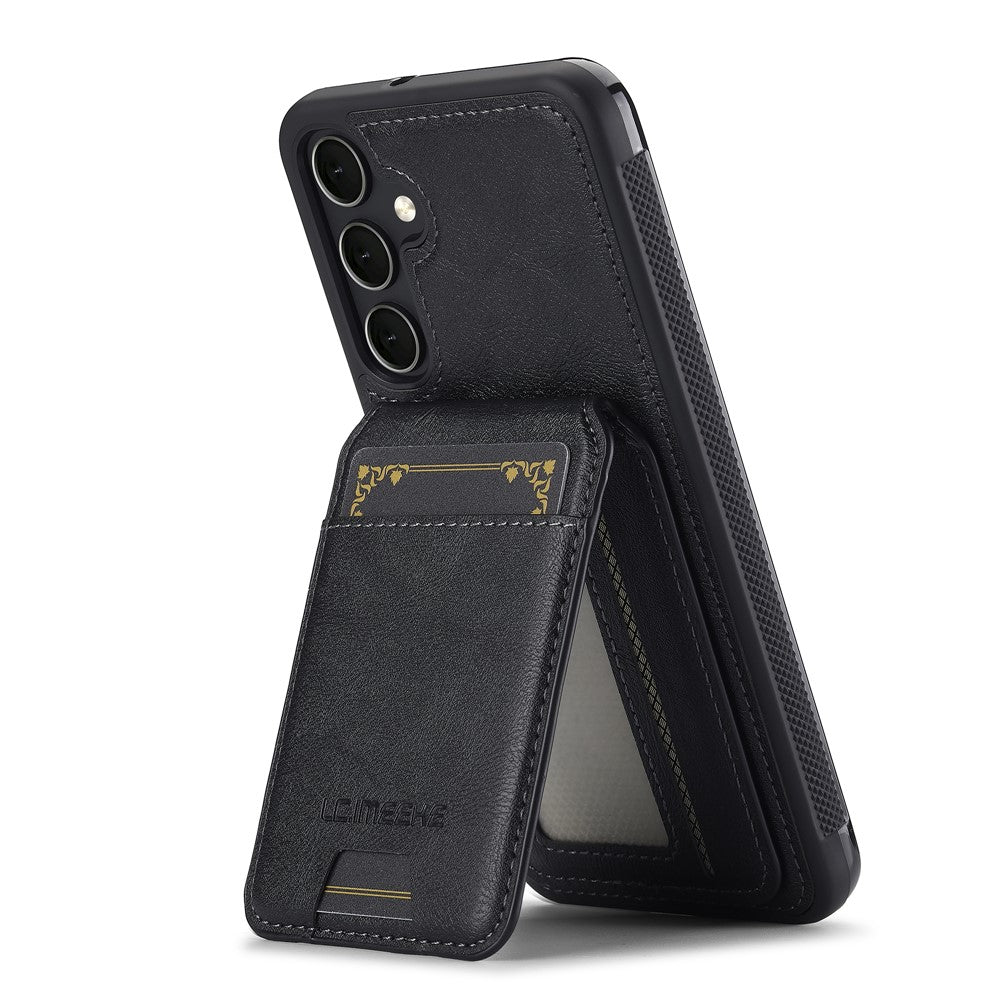 LC.IMEEKE L3 magnetisk cover til Samsung Galaxy A17 5G / A17 4G, aftagelig kortholder, læder- og TPU-mobilcover