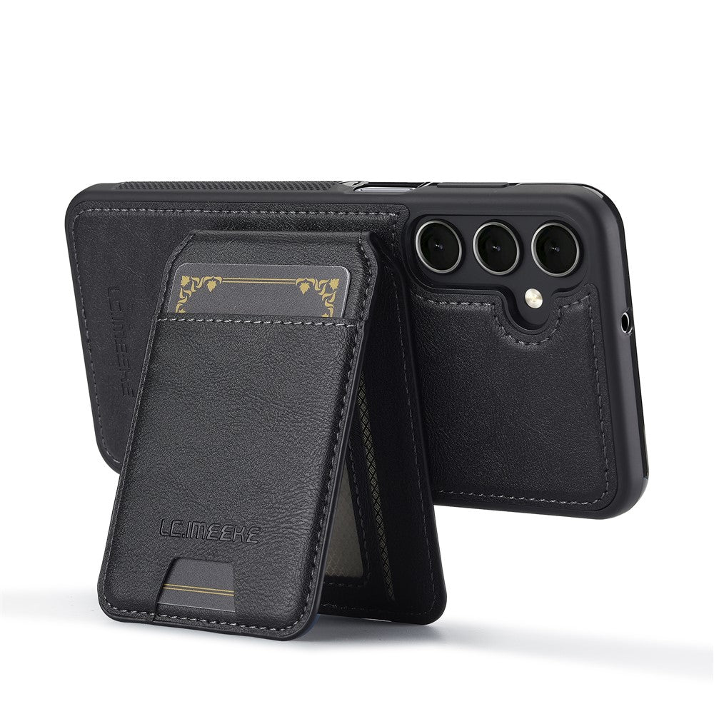 LC.IMEEKE L3 magnetisk cover til Samsung Galaxy A17 5G / A17 4G, aftagelig kortholder, læder- og TPU-mobilcover