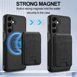 LC.IMEEKE L3 magnetisk cover til Samsung Galaxy A17 5G / A17 4G, aftagelig kortholder, læder- og TPU-mobilcover