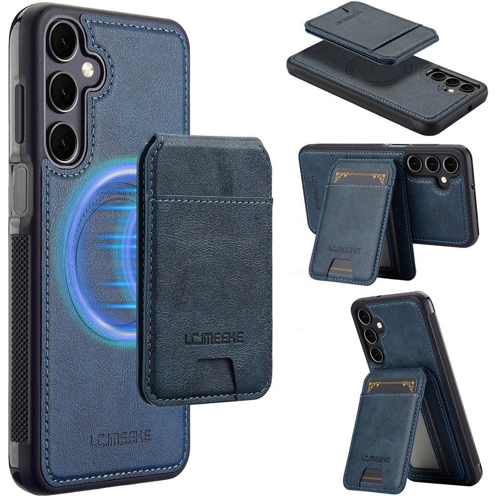 LC.IMEEKE L3 magnetisk cover til Samsung Galaxy A17 5G / A17 4G, aftagelig kortholder, læder- og TPU-mobilcover