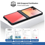 XUNDD For Samsung Galaxy Z Flip7 5G Case TPU + Acrylic Phone Cover with Small Screen Protector