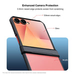 XUNDD For Samsung Galaxy Z Flip7 5G Case TPU + Acrylic Phone Cover with Small Screen Protector