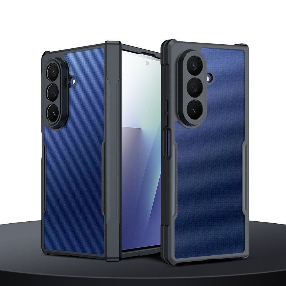 XUNDD til Samsung Galaxy Z Fold7 5G Cover TPU + Akryl Telefoncover med Skærmbeskytter til Frontskærm