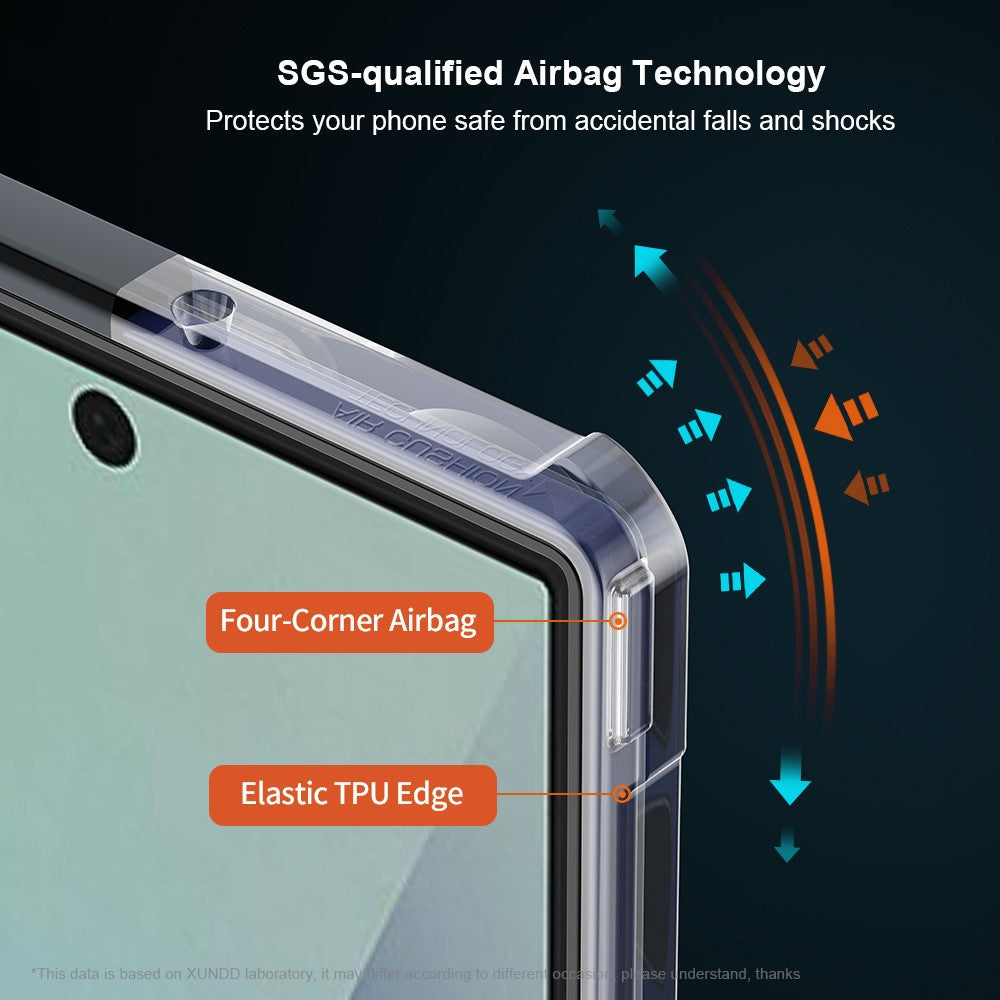 XUNDD til Samsung Galaxy Z Fold7 5G Cover TPU + Akryl Telefoncover med Skærmbeskytter til Frontskærm