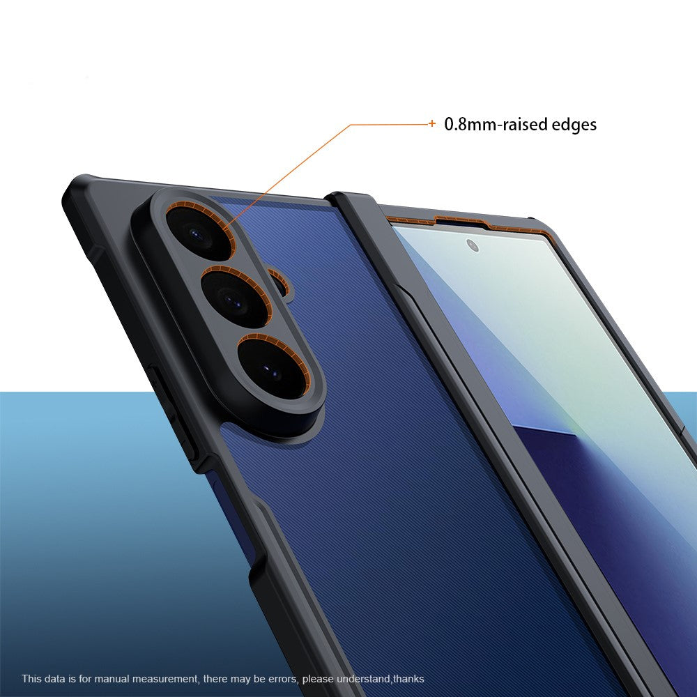 XUNDD til Samsung Galaxy Z Fold7 5G Cover TPU + Akryl Telefoncover med Skærmbeskytter til Frontskærm