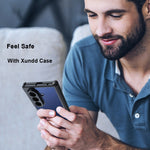 XUNDD til Samsung Galaxy Z Fold7 5G Cover TPU + Akryl Telefoncover med Skærmbeskytter til Frontskærm