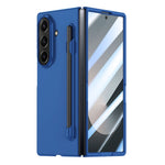 Samsung Galaxy Z Fold7 5G-skal Skin Feel-mobilskydd med härdat glas / pennfack