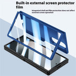 Samsung Galaxy Z Fold7 5G-skal Skin Feel-mobilskydd med härdat glas / pennfack