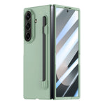 Samsung Galaxy Z Fold7 5G-skal Skin Feel-mobilskydd med härdat glas / pennfack
