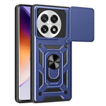 For OnePlus 13 Case with Slide Camera Lid PC + TPU Kickstand Phone Cover