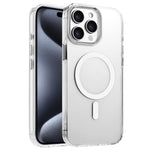 For iPhone 13 Pro Max Case Compatible with MagSafe Clear PC + TPU Sealed Magnetic Phone Cover
