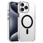 For iPhone 13 Pro Max Case Compatible with MagSafe Clear PC + TPU Sealed Magnetic Phone Cover