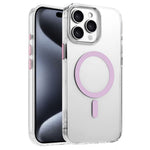 For iPhone 13 Pro Max Case Compatible with MagSafe Clear PC + TPU Sealed Magnetic Phone Cover