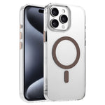 For iPhone 13 Pro Max Case Compatible with MagSafe Clear PC + TPU Sealed Magnetic Phone Cover