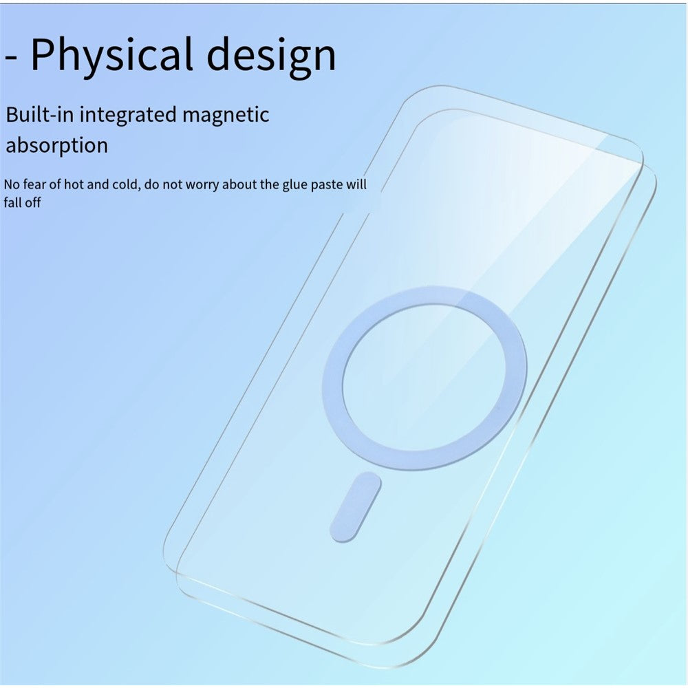 For iPhone 13 Pro Case Compatible with MagSafe Clear PC + TPU Sealed Magnetic Phone Cover