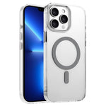 For iPhone 13 Pro Case Compatible with MagSafe Clear PC + TPU Sealed Magnetic Phone Cover