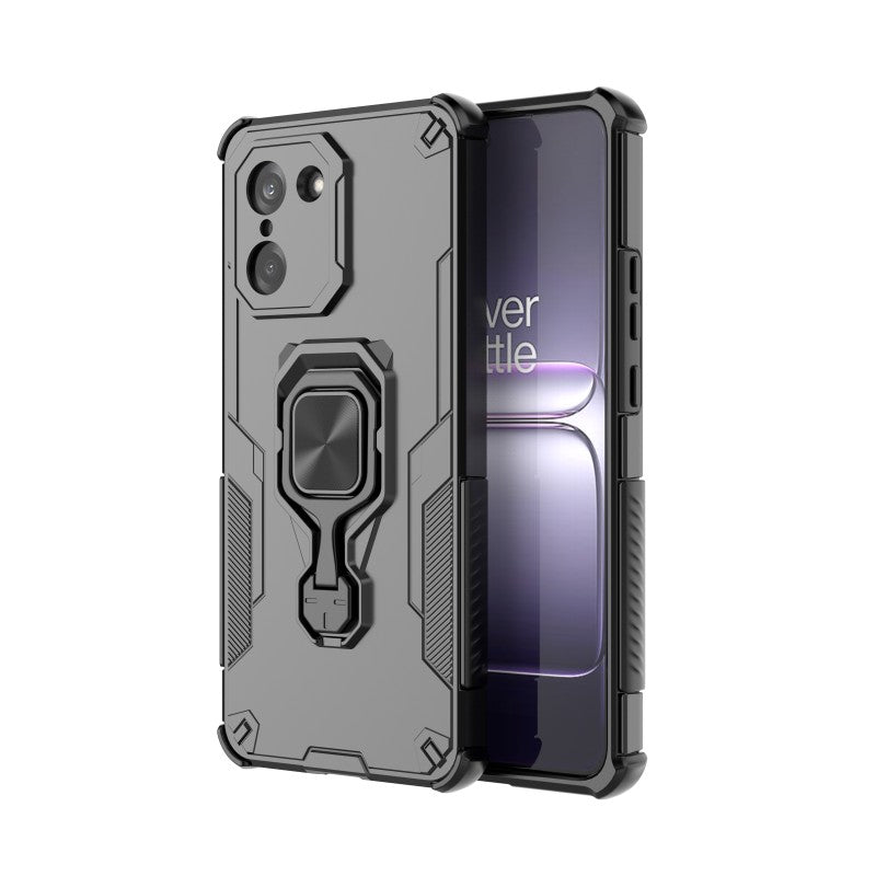 WANLONFENG För OnePlus Ace 5 Racing 5G / OnePlus Nord CE5 5G mobilskal PC TPU Baksida Stativ med Härdat Glas