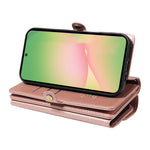 YIKATU For Samsung Galaxy A56 5G / Galaxy M56 5G Case  YK-008 Zipper Wallet Leather Phone Cover with Shoulder Strap