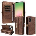YIKATU For Samsung Galaxy A56 5G / Galaxy M56 5G Case  YK-008 Zipper Wallet Leather Phone Cover with Shoulder Strap