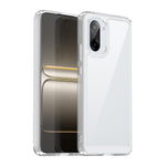 WANLONFENG-cover til OnePlus Ace 5 Racing 5G / OnePlus Nord CE5 5G, MF-serien, TPU-akryl, gennemsigtigt mobilcover med hærdet glasfilm