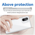 WANLONFENG-cover til OnePlus Ace 5 Racing 5G / OnePlus Nord CE5 5G, MF-serien, TPU-akryl, gennemsigtigt mobilcover med hærdet glasfilm